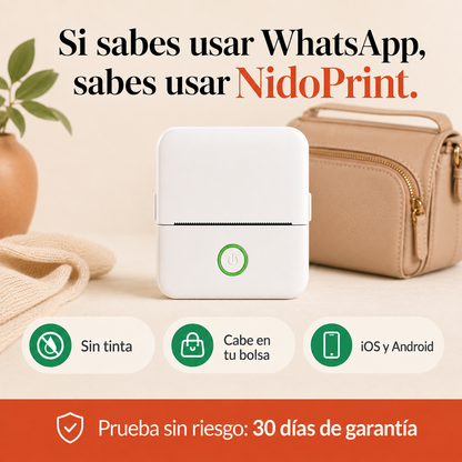 Impresora Portátil Sin Tinta